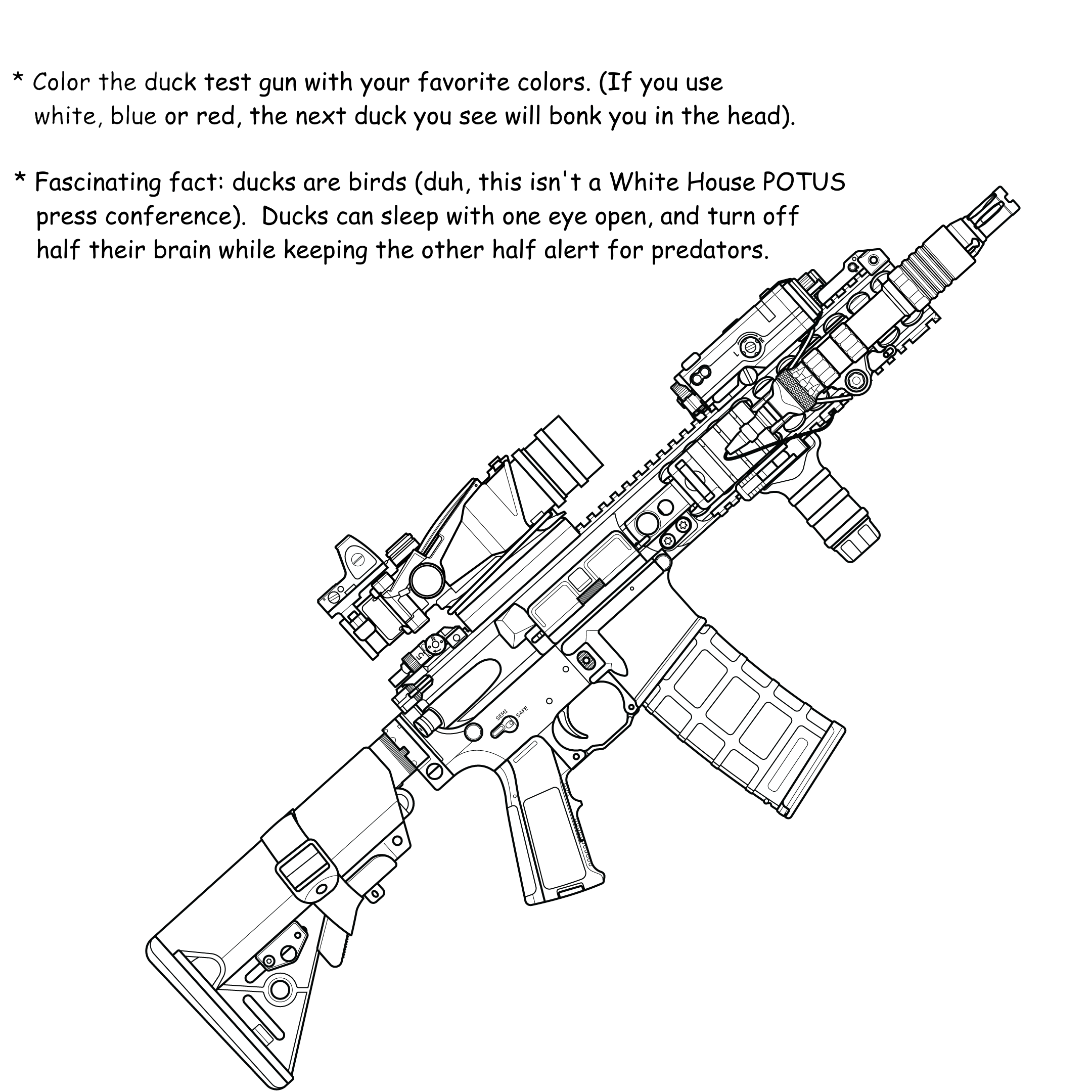 Gun Coloring Pages